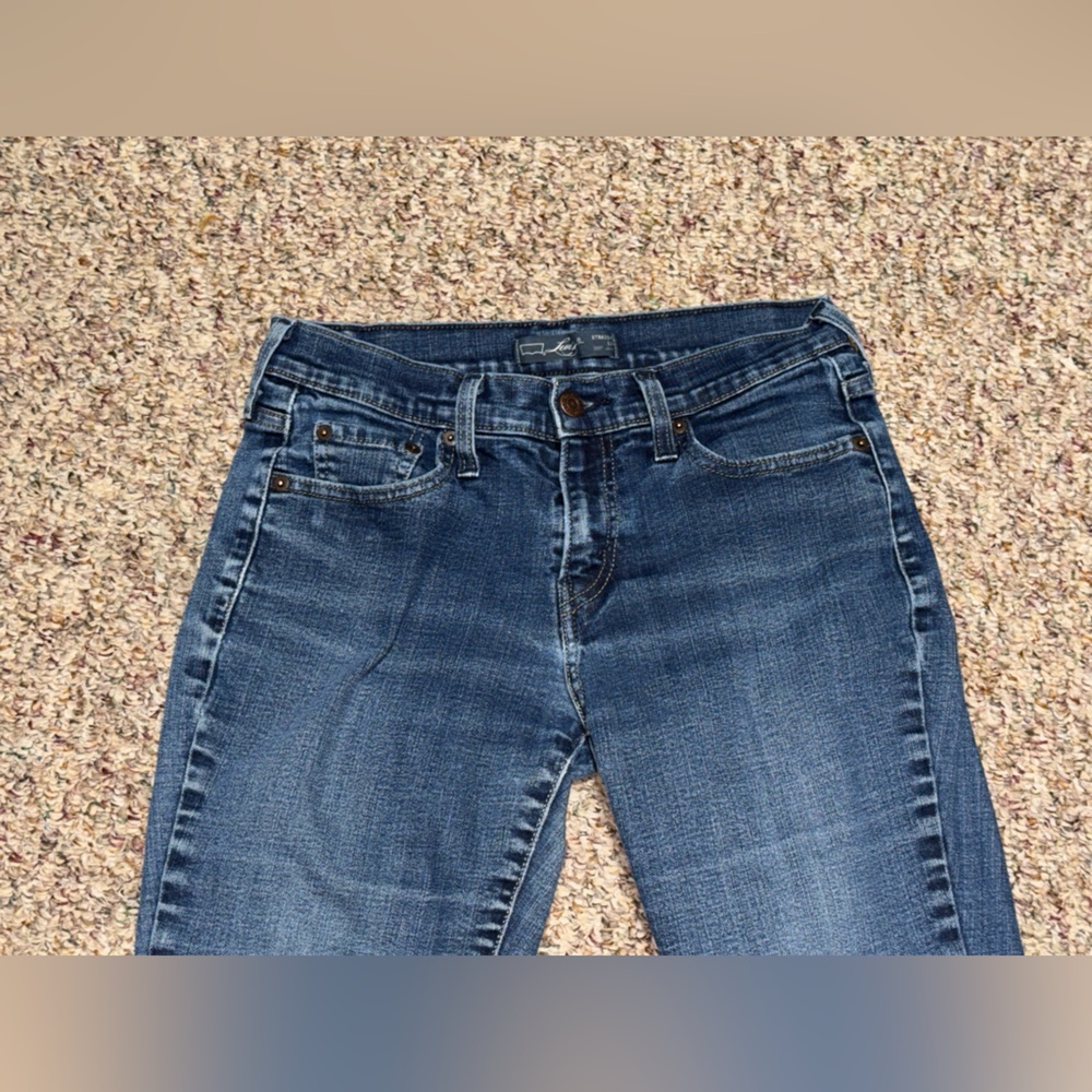 Women's‎ size 4 Levi's jeans Women's Dark Blue Skinny Jeans - Picture 3 of 8